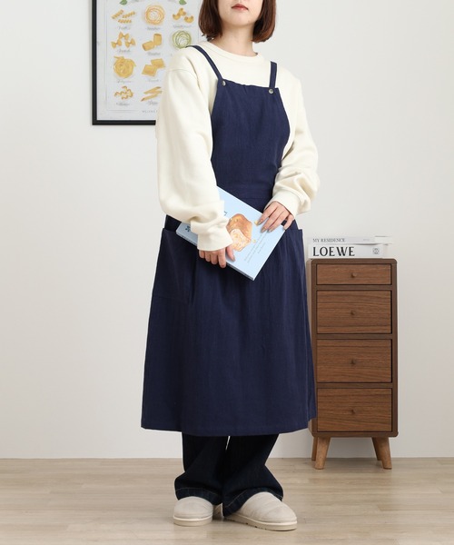 l'atelier Nuuit（アトリエ ヌイ） エプロン ホームウエアエプロン