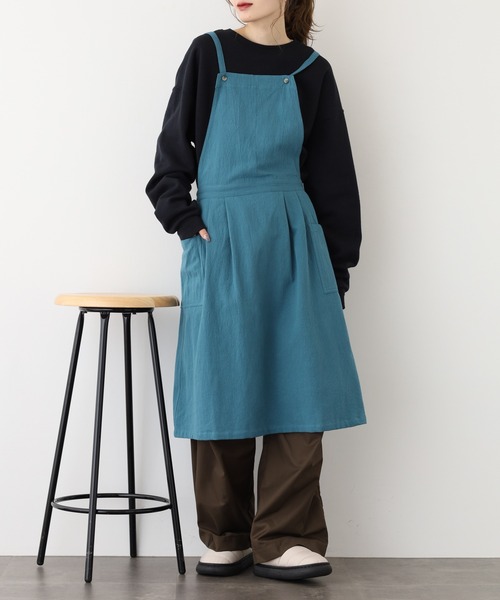 専用品✱︎未使用品✱︎working ホームワーキング エプロンワンピ l'atelier Nuuit（アトリエ ヌイ） エプロン ホームウエアエプロン