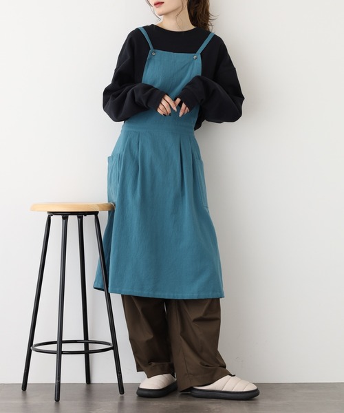 l'atelier Nuuit（アトリエ ヌイ） エプロン ホームウエアエプロン
