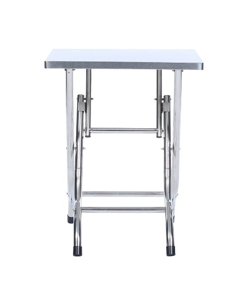 【新品未使用】DULTON 折りたたみ軽量テーブル フォールディングテーブル DULTON（ダルトン） 家具 STAINLESS FOLDING TABLE 600×600/ステンレス