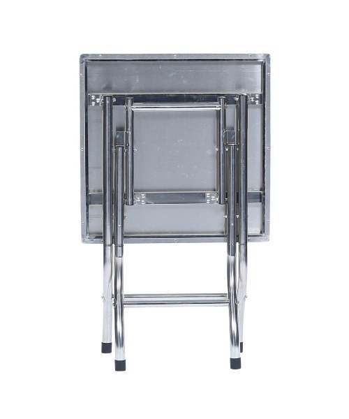 DULTON（ダルトン） 家具 STAINLESS FOLDING TABLE 600×600/ステンレス