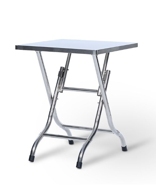 DULTON（ダルトン） 家具 STAINLESS FOLDING TABLE 600×600/ステンレス