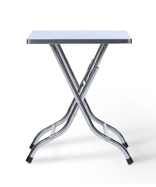 DULTON（ダルトン） 家具 STAINLESS FOLDING TABLE 600×600/ステンレス