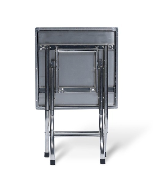 DULTON（ダルトン） 家具 STAINLESS FOLDING TABLE 600×600/ステンレス
