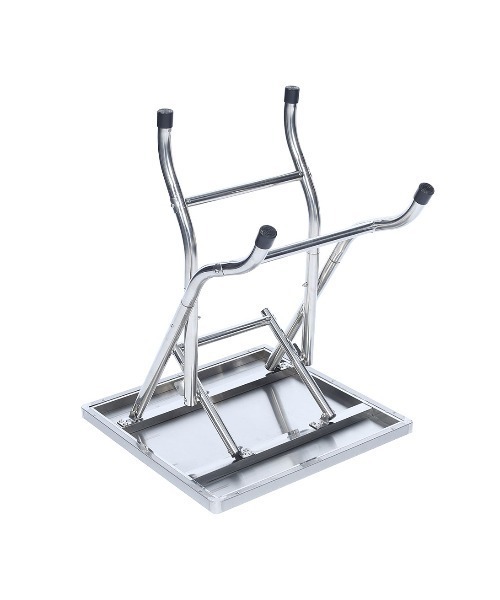 DULTON（ダルトン） 家具 STAINLESS FOLDING TABLE 600×600/ステンレス