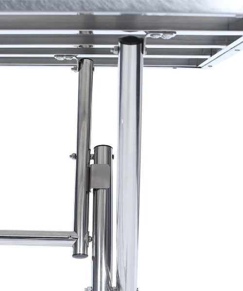 DULTON（ダルトン） 家具 STAINLESS FOLDING TABLE 600×600/ステンレス