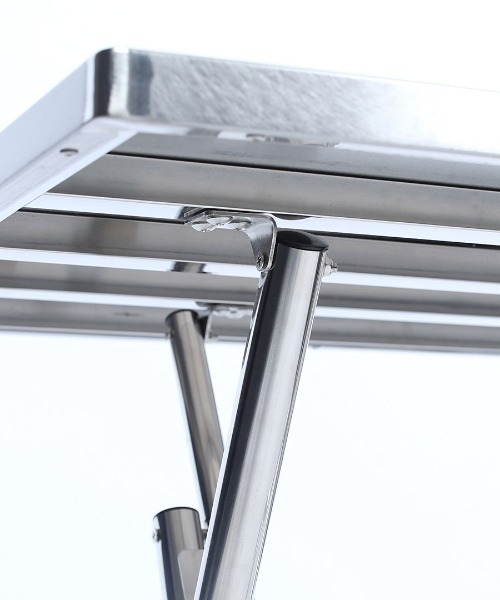 DULTON（ダルトン） 家具 STAINLESS FOLDING TABLE 600×600/ステンレス