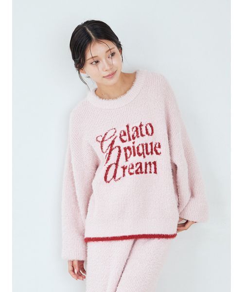 gelato pique（ジェラートピケ） パジャマ ルームウェア ラメフェザー