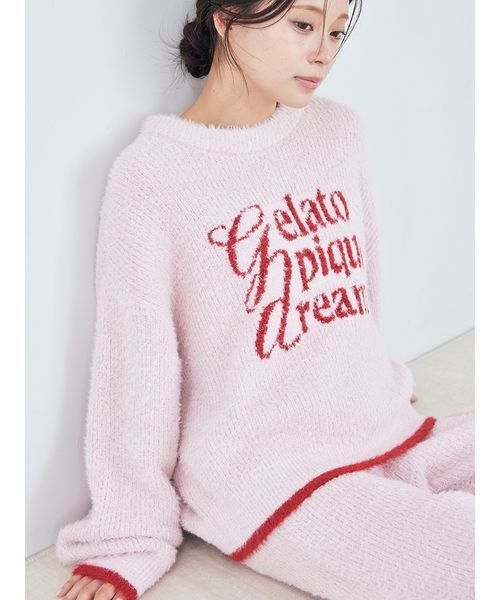 gelato pique（ジェラートピケ） パジャマ ルームウェア ラメフェザー