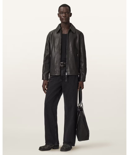 コート ジャケット GARRISON LEATHER JACKET | GARRISON レザー ジャケット メンズの画像