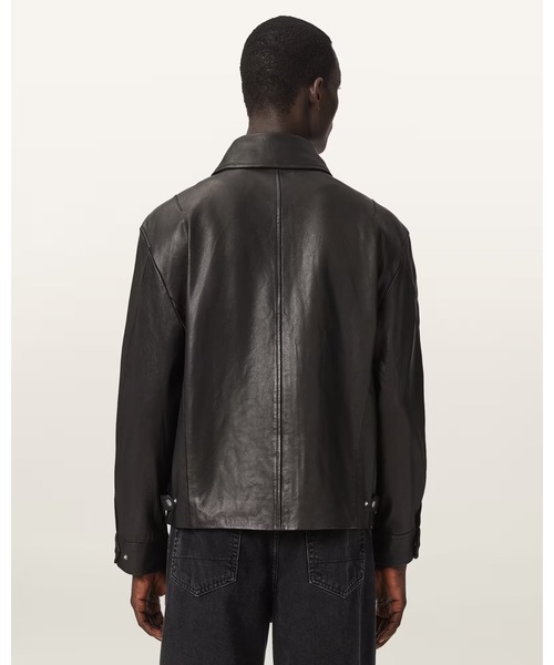 コート ジャケット GARRISON LEATHER JACKET | GARRISON レザー ジャケット メンズの画像