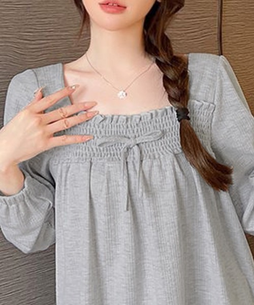 DAY CLOSET パジャマ ルームウェア 「セットアップ」上品フリルで乙女