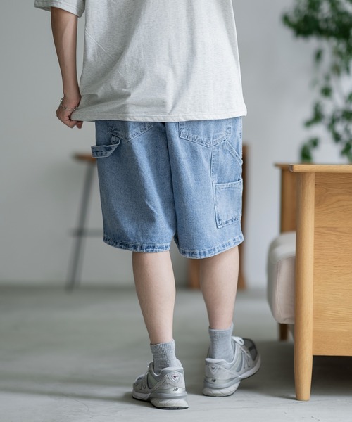 「improves」 「GOJEANS」デニムハーフパンツ MEDIUM ブルー メンズ_画像9
