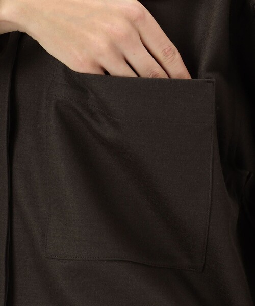 Ballsey（ボールジィ） ブラウス シャツ ウールスムース ビッグシャツ