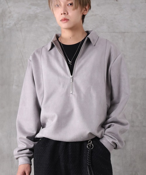 Confirm（コンファーム） ポロシャツ ポリスウェード ディープハーフ