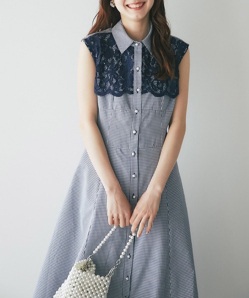 「tocco closet」 ノースリーブワンピース M ブラック レディース_画像3