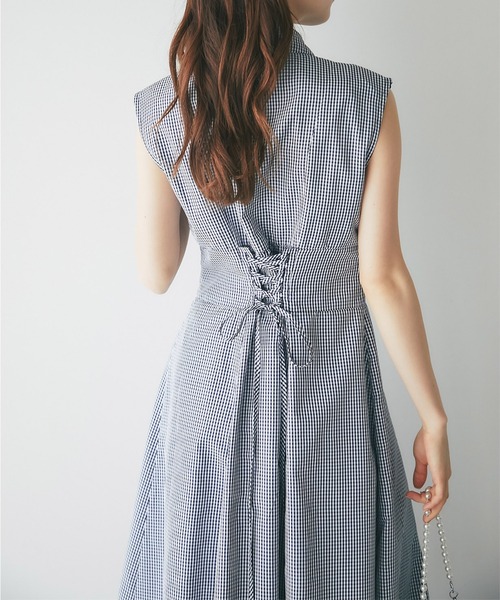 「tocco closet」 ノースリーブワンピース M ブラック レディース_画像4