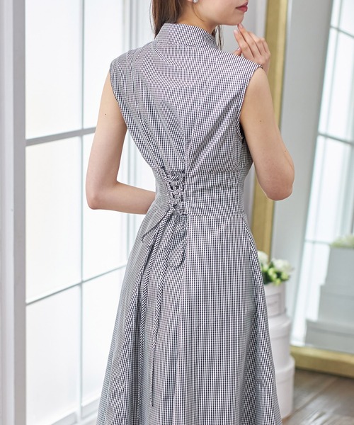 「tocco closet」 ノースリーブワンピース M ブラック レディース_画像7