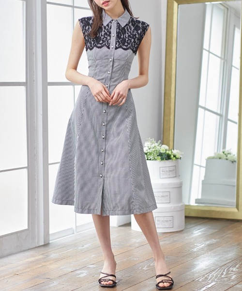 「tocco closet」 ノースリーブワンピース M ブラック レディース_画像8