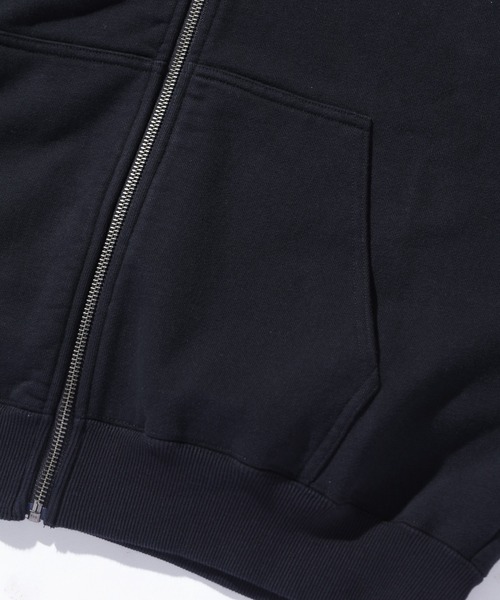 XLARGE（エクストラ ラージ） パーカー PERFORATED LEATHER LOGO ZIP