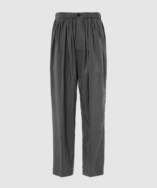 LEMAIRE グレー　ウールイージーパンツ　46 LEMAIRE（ルメール） イージーパンツ 46 ブラック系その他 メンズ