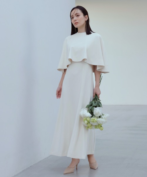 「anuans」 コンビワンピース MEDIUM アイボリー レディース_画像4