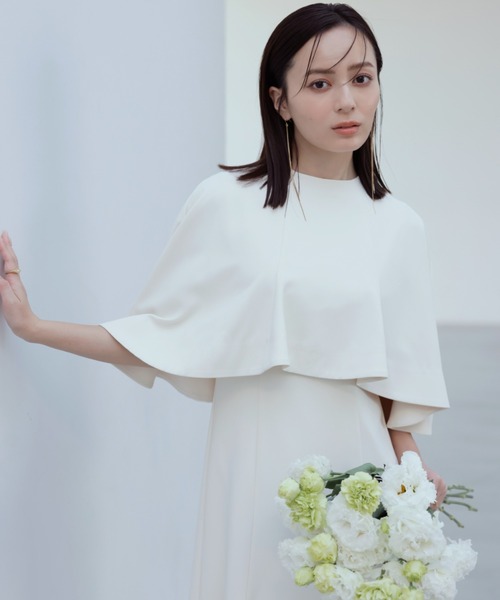 「anuans」 コンビワンピース MEDIUM アイボリー レディース_画像6