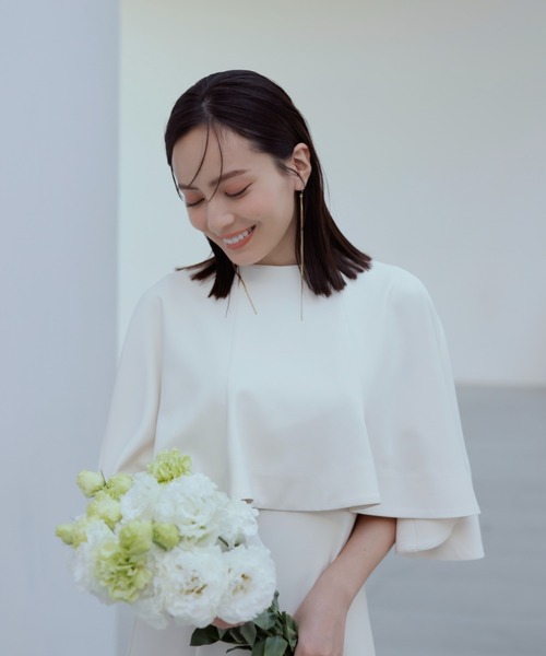 「anuans」 コンビワンピース MEDIUM アイボリー レディース_画像7