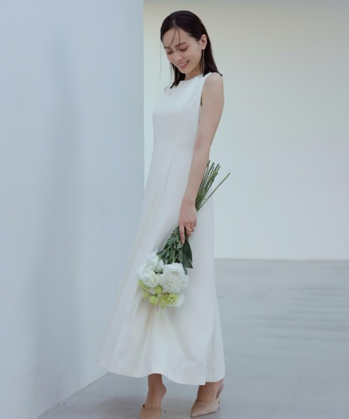 「anuans」 コンビワンピース MEDIUM アイボリー レディース_画像9