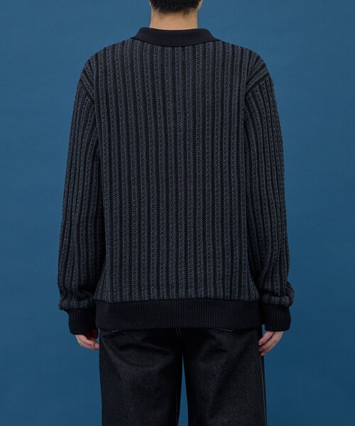 united tokyo Air knit lace shirt ポロシャツ 2 UNITED TOKYO（ユナイテッドトウキョウ） 長袖ポロシャツ 2 ライト