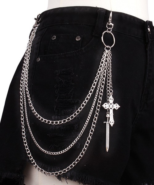 Mayree ウォレットチェーン 「urge select」Y2K クロス/十字架