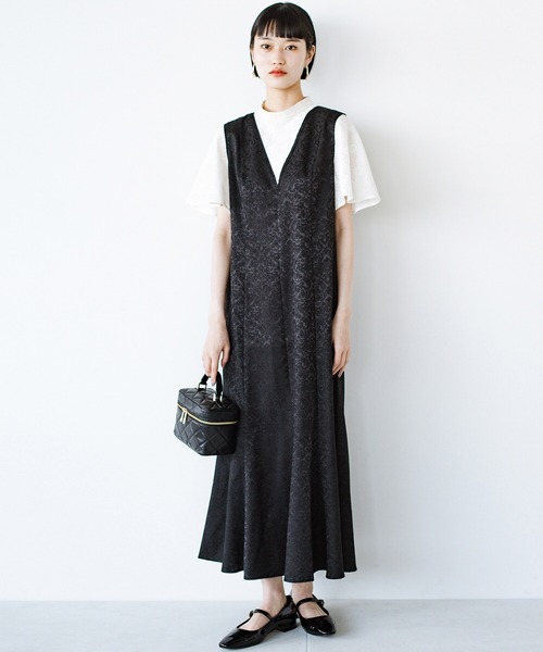 「haco!」 ドッキングワンピース LARGE ブラック系その他 レディース_画像5