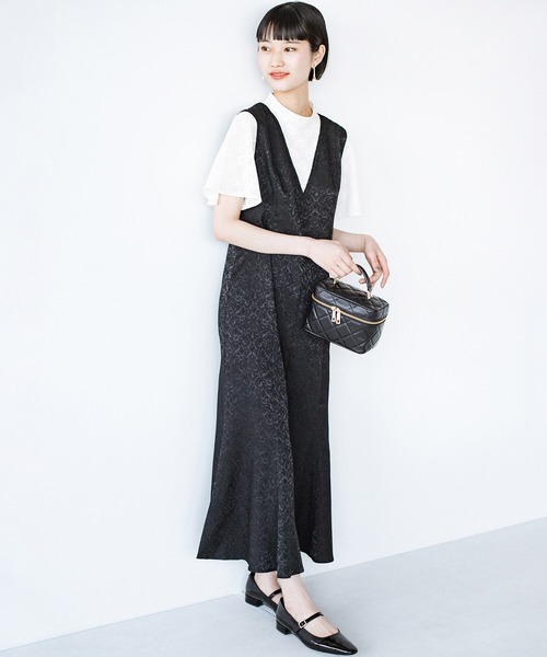 「haco!」 ドッキングワンピース LARGE ブラック系その他 レディース_画像7