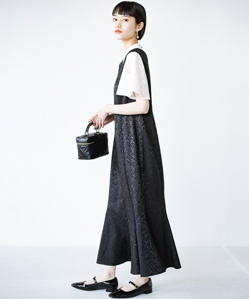 「haco!」 ドッキングワンピース LARGE ブラック系その他 レディース_画像8