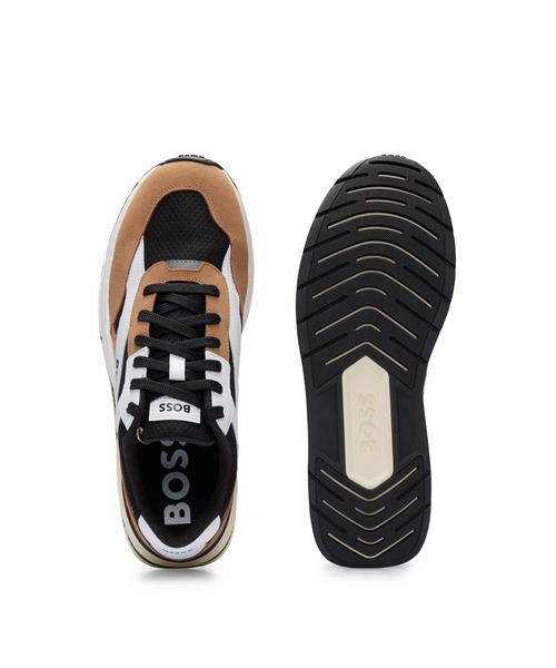 「BOSS」 ローカットスニーカー 41 ブラウン メンズ