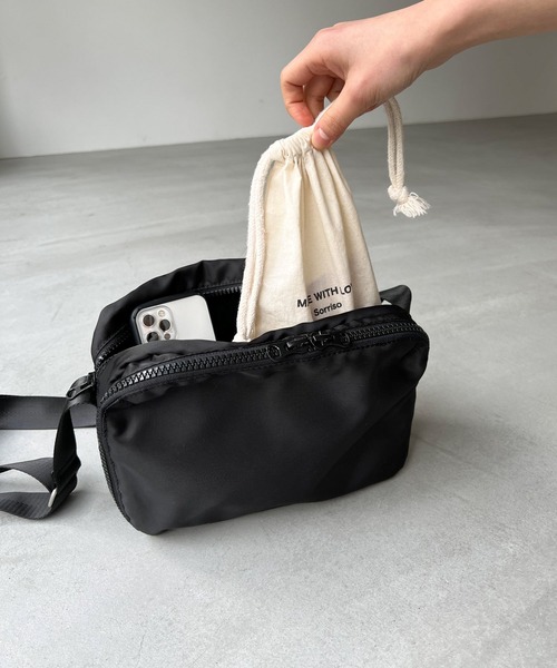 「CANAL JEAN」 ショルダーバッグ ONE SIZE ブラック レディース_画像8