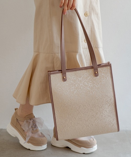 「OLIVE des OLIVE」 トートバッグ FREE ライトグレー レディース_画像4