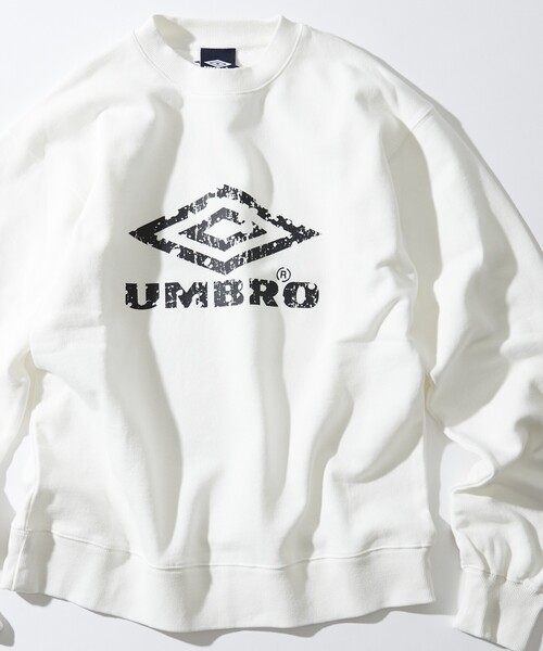 umbro（アンブロ） スウェットカットソー MEDIUM オフホワイト メンズ
