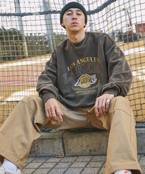 NBA スウェットカットソー L アッシュグレー メンズ : ZOZOTOWN Yahoo