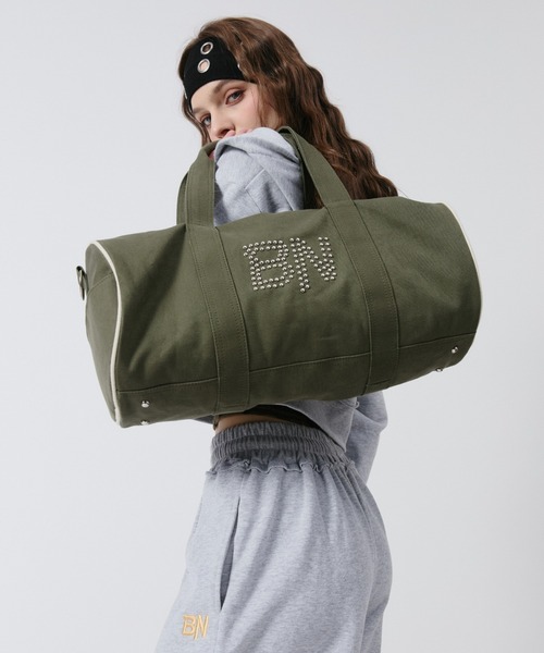 BENUA トートバッグ Studded duffel bag/スタッズダッフルバッグ