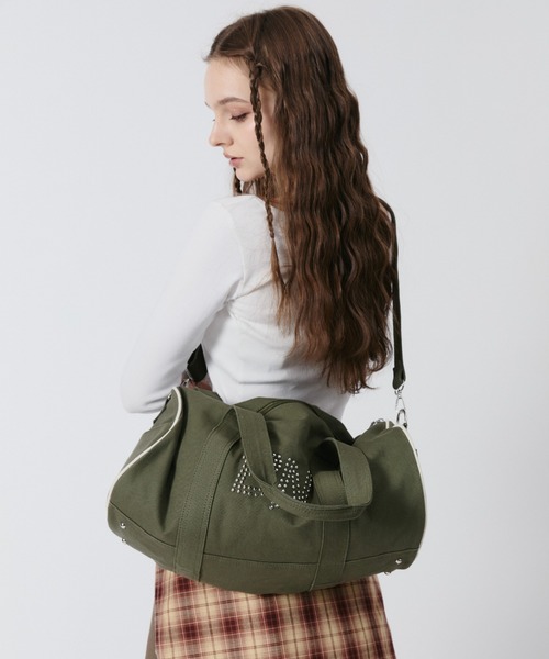 BENUA トートバッグ Studded duffel bag/スタッズダッフルバッグ