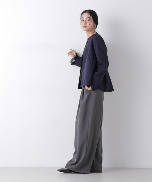 NANO universe（ナノ・ユニバース） ジャケット ノーカラージャケット