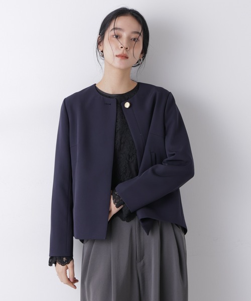 NANO universe（ナノ・ユニバース） ジャケット ノーカラージャケット