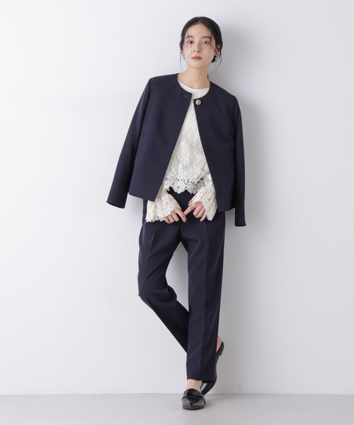 NANO universe（ナノ・ユニバース） ジャケット ノーカラージャケット