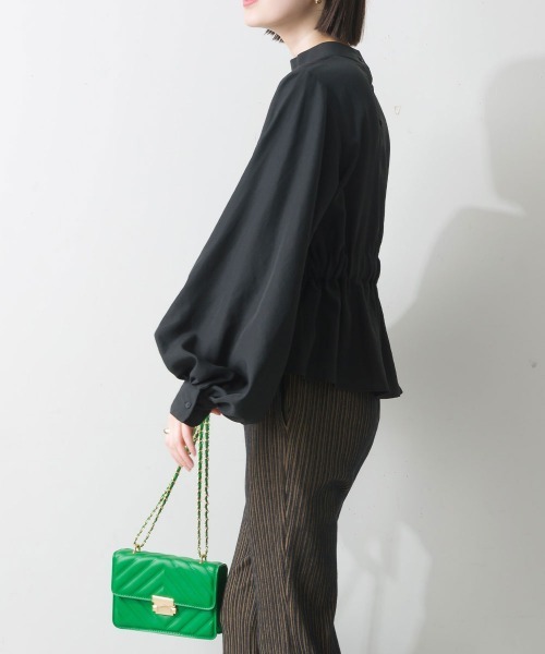 「terrace」 長袖ブラウス MEDIUM グレイッシュベージュ レディース_画像7