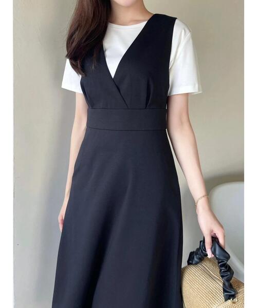 HALUHIROINE（ハルヒロイン） ノースリーブワンピース FREE ブラック