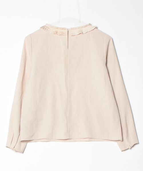 「Demi-Luxe BEAMS」 長袖ブラウス 36 ベージュ レディース_画像2