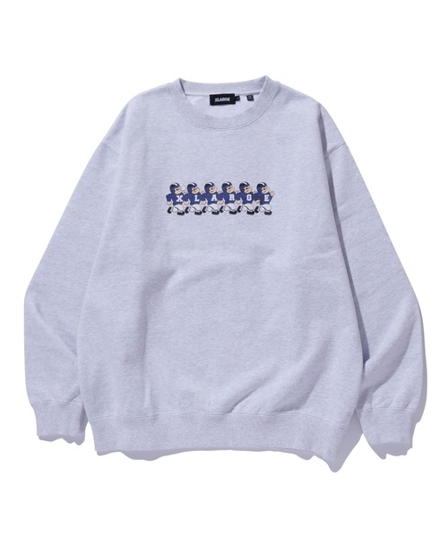 「XLARGE」 スウェットカットソー X-LARGE アッシュ メンズ