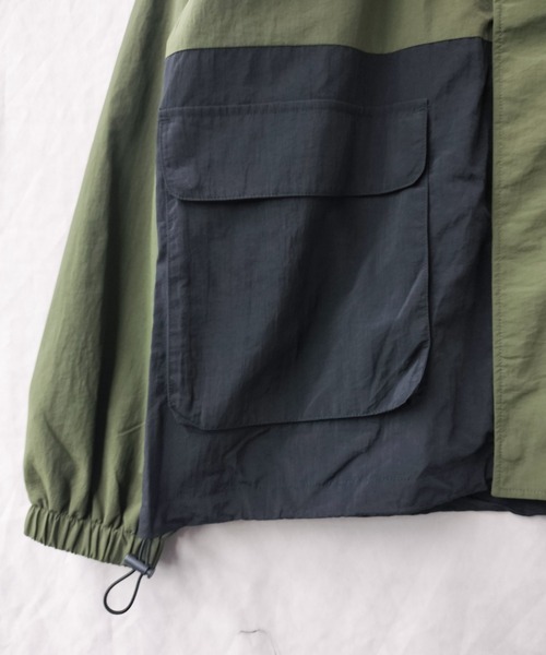 「Starting Over」 「HALHAM」マウンテンパーカー M カーキ メンズ_画像4