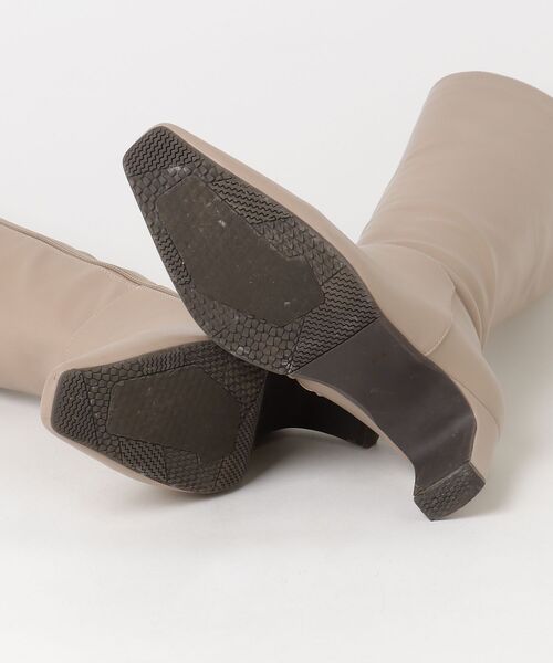 「RANDA」 ロングブーツ M ベージュ レディース_画像3